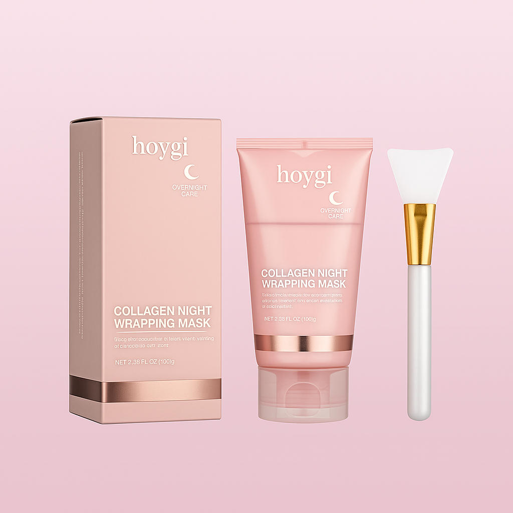 ✨ Overnight Collagen Glow Mask – Peel-Off + Free Skincare Kit | Intense Night Repair ✨